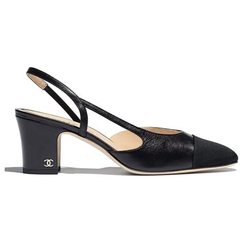 chaussure slingback chanel|Chanel slingback pumps.